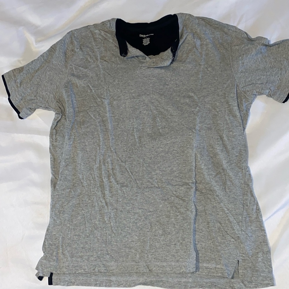 Perry Ellis Gray Polo Shirt